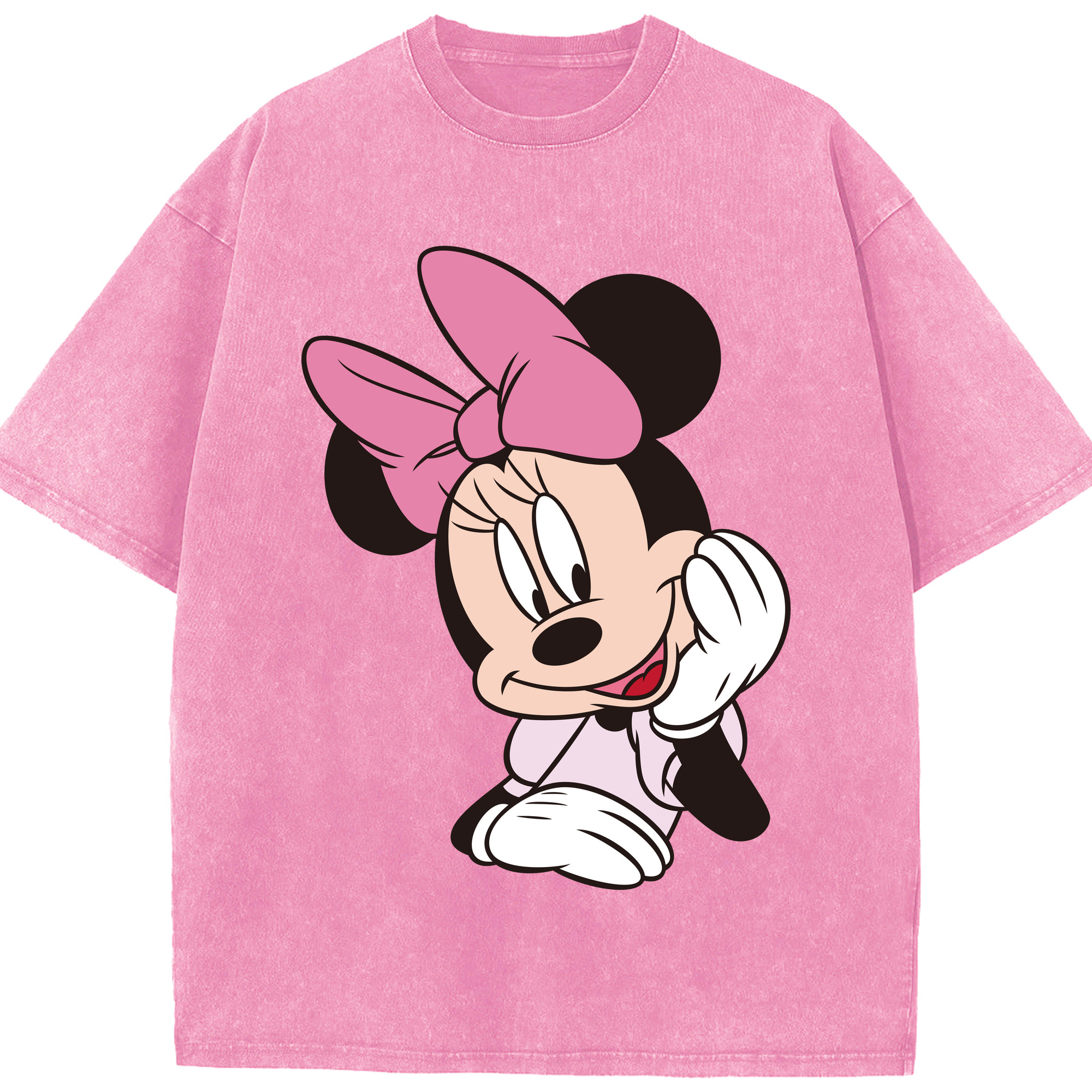 （画像用） ミッキーマウス Mickey Mouse 綿100% ヴィンテージ風 半袖Tシャツ（フロントプリント）